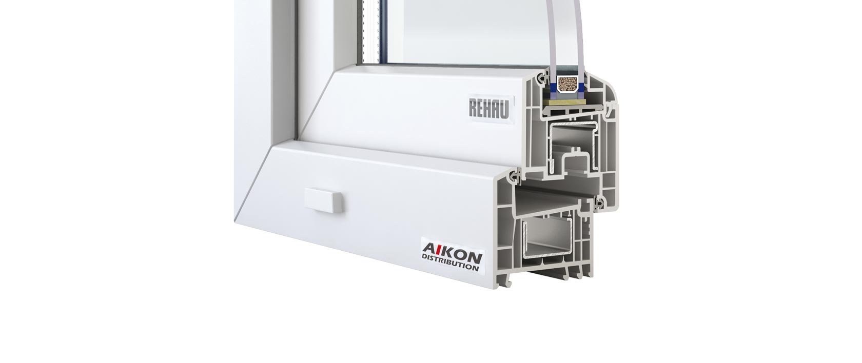 Rehau Euro Design 70 PVC Finestre AIKON Distribution Aikon