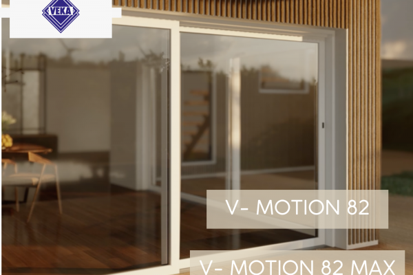 Novità! Porte per i terrazzi V-MOTION 82 e V-MOTION 82 MAX